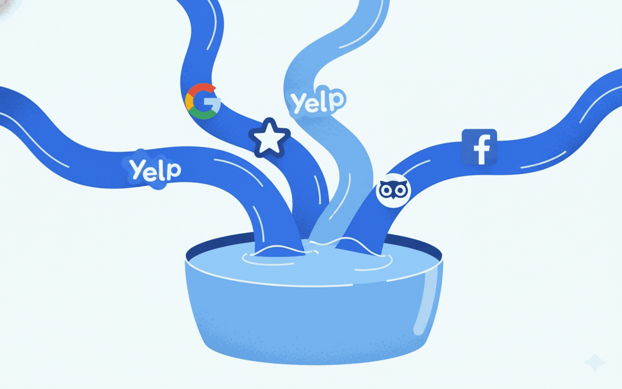 Link your platforms once. Everything flows in automatically.