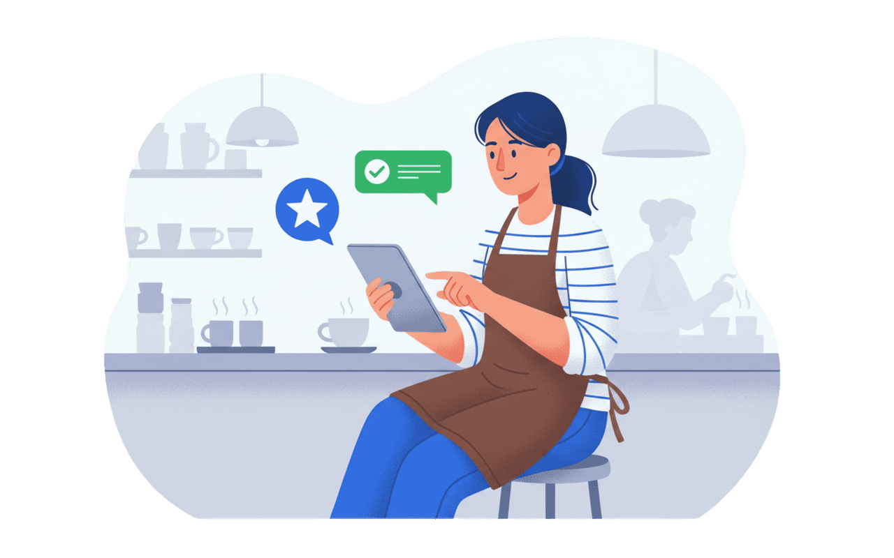 Reply to every review without spending your afternoon on it.